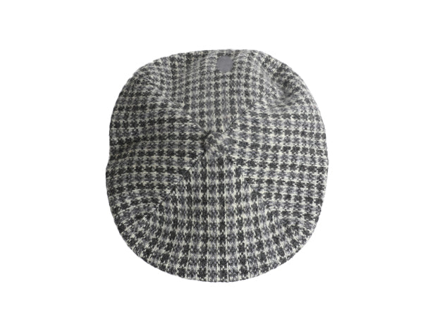 90s イギリス製 カンゴール ツイード ウール ハンチング キャップ メンズ レディース М 程 オールド 帽子 キャスケット 千鳥格子 チェック