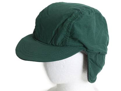 90s USA製 耳当て付き ナイロン ジェット キャップ メンズ レディース フリーサイズ オールド 帽子 裏 ボア パイル フリース ゴアテックス