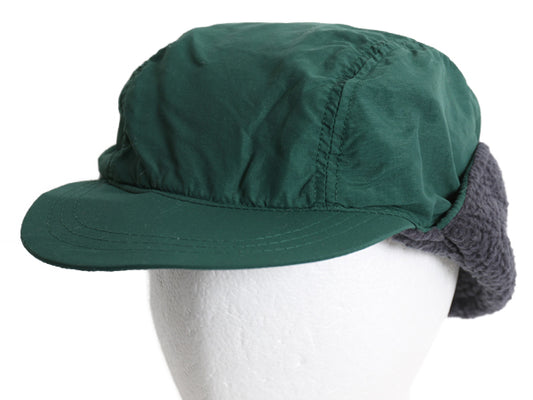 90s USA製 耳当て付き ナイロン ジェット キャップ メンズ レディース フリーサイズ オールド 帽子 裏 ボア パイル フリース ゴアテックス