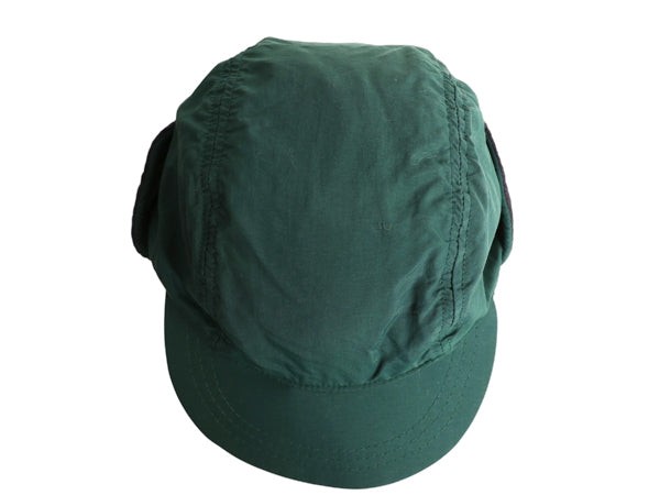 90s USA製 耳当て付き ナイロン ジェット キャップ メンズ レディース フリーサイズ オールド 帽子 裏 ボア パイル フリース ゴアテックス