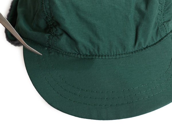 90s USA製 耳当て付き ナイロン ジェット キャップ メンズ レディース フリーサイズ オールド 帽子 裏 ボア パイル フリース ゴアテックス