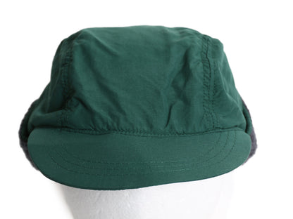 90s USA製 耳当て付き ナイロン ジェット キャップ メンズ レディース フリーサイズ オールド 帽子 裏 ボア パイル フリース ゴアテックス