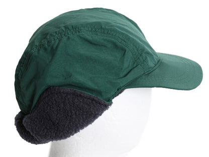 90s USA製 耳当て付き ナイロン ジェット キャップ メンズ レディース フリーサイズ オールド 帽子 裏 ボア パイル フリース ゴアテックス