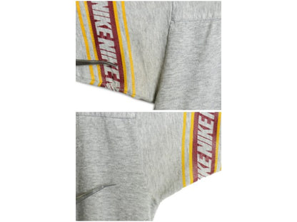 70s USA製 ★ ナイキ 半袖 フットボール Tシャツ メンズ M / 古着 ヴィンテージ オレンジタグ 袖プリント シングルステッチ 霜降り グレー