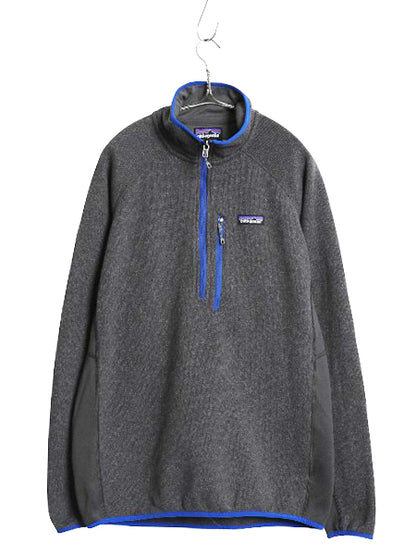 パタゴニア パフォーマンス ベターセーター メンズ L 古着 18年製 フリース セーター ハーフジップ プルオーバー アウトドア ワンポイント
