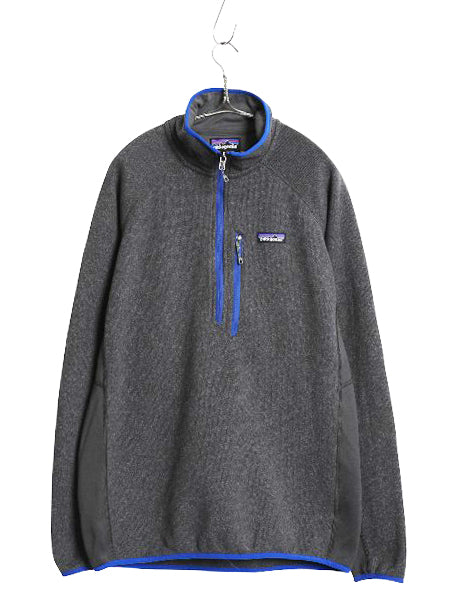 パタゴニア パフォーマンス ベターセーター メンズ L 古着 18年製 フリース セーター ハーフジップ プルオーバー アウトドア ワンポイント