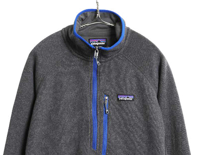 パタゴニア パフォーマンス ベターセーター メンズ L 古着 18年製 フリース セーター ハーフジップ プルオーバー アウトドア ワンポイント