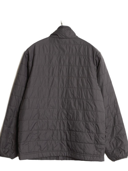 パタゴニア ナノ パフ ブリック キルト ジャケット キッズ XL 155cm 程 古着 22年製 中綿 ナイロン キルティング フルジップ パッカブル 灰