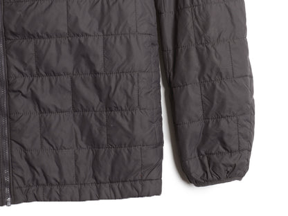 パタゴニア ナノ パフ ブリック キルト ジャケット キッズ XL 155cm 程 古着 22年製 中綿 ナイロン キルティング フルジップ パッカブル 灰