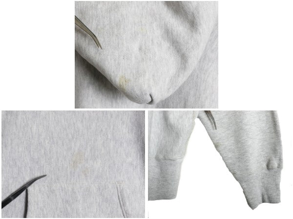 80s USA製 ★ チャンピオン リバースウィーブ PENN プリント スウェット パーカー メンズ L / ヴィンテージ トレーナー 裏起毛 カレッジ 灰