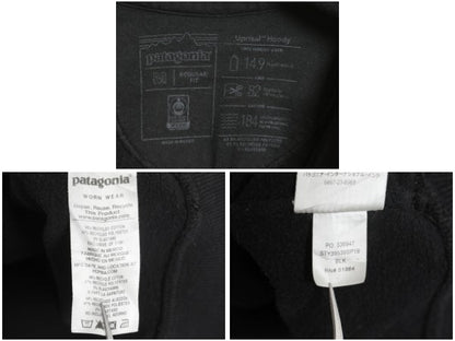パタゴニア プリント スウェット フード パーカー メンズ M / 19年製 トレーナー ストレッチ 裏起毛 プルオーバー ヘビーウェイト ブラック