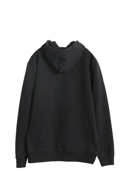 パタゴニア プリント スウェット フード パーカー メンズ M / 19年製 トレーナー ストレッチ 裏起毛 プルオーバー ヘビーウェイト ブラック