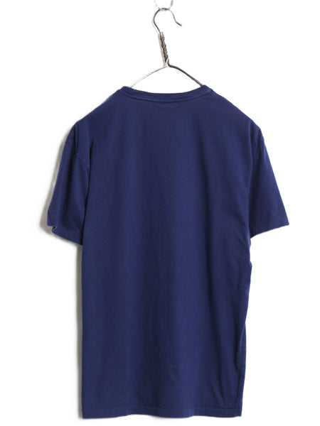 ビッグポニー ポロ ラルフローレン 半袖 Tシャツ メンズ S 古着 コットン シングルステッチ ワンポイント カットソー シンプル トップス 紺