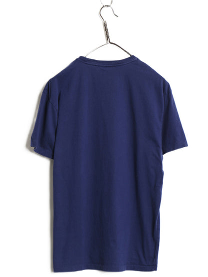 ビッグポニー ポロ ラルフローレン 半袖 Tシャツ メンズ S 古着 コットン シングルステッチ ワンポイント カットソー シンプル トップス 紺