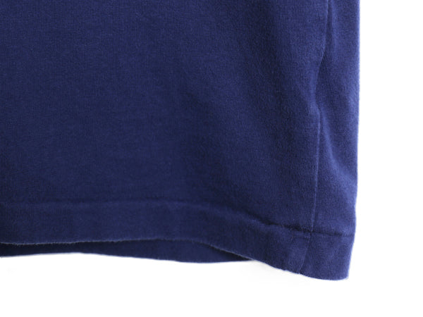 ビッグポニー ポロ ラルフローレン 半袖 Tシャツ メンズ S 古着 コットン シングルステッチ ワンポイント カットソー シンプル トップス 紺