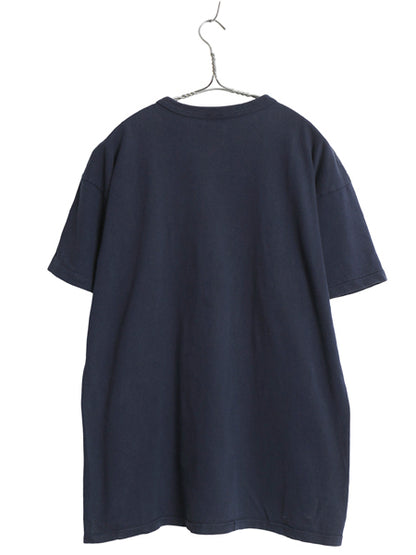 80s USA製 チャンピオン スクリプト ロゴ プリント 半袖 Tシャツ メンズ XL / ヴィンテージ 100% コットン シングルステッチ 大きいサイズ