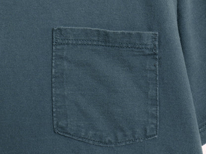 90s USA製 ラッセル ポケット付き 無地 半袖 Tシャツ メンズ M / オールド ヘビーウェイト コットン ポケT カットソー トップス ブランク
