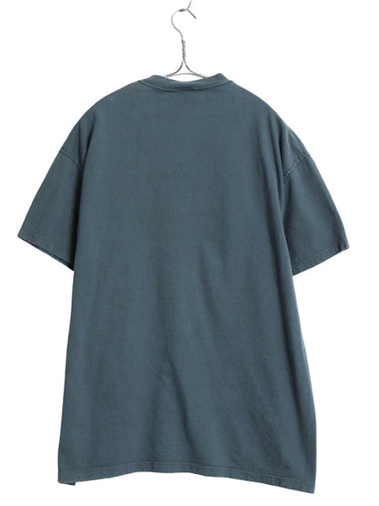 90s USA製 ラッセル ポケット付き 無地 半袖 Tシャツ メンズ M / オールド ヘビーウェイト コットン ポケT カットソー トップス ブランク