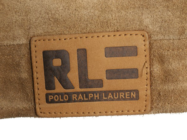 90s ポロ ラルフローレン 本革 スウェード レザー トラッカー ジャケット ボーイズ L メンズ M 革ジャン ブルゾン ジャンパー 4ポケット 茶