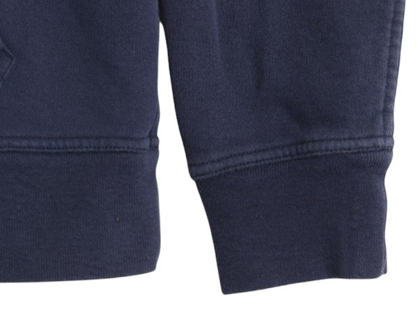 ノースフェイス プリント スウェット フード パーカー メンズ М The North Face プルオーバー 裏起毛 トレーナー アウトドア ツートン 紺