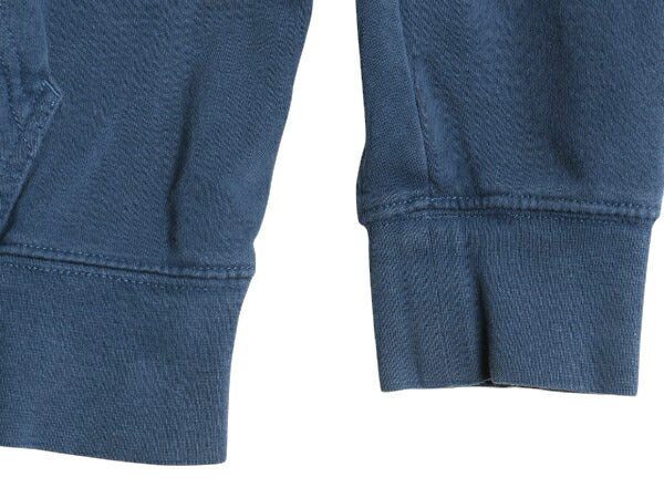 ノースフェイス プリント スウェット フード パーカー メンズ L / The North Face プルオーバー 裏起毛 トレーナー アウトドア 薄手 ブルー