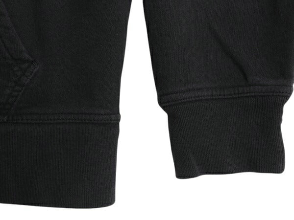 ノースフェイス プリント スウェット フード パーカー メンズ L / 古着 The North Face プルオーバー トレーナー 裏起毛 ツートン ブラック