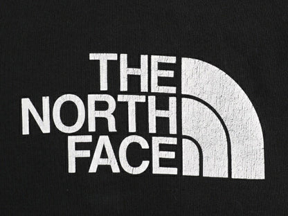 ノースフェイス プリント スウェット フード パーカー メンズ L / 古着 The North Face プルオーバー トレーナー 裏起毛 ツートン ブラック