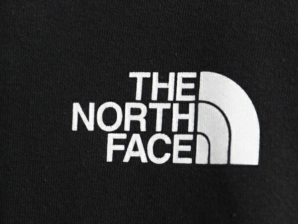 ノースフェイス フルジップ プリント スウェット フード パーカー レディース S / The North Face アウトドア トレーナー 袖プリント 黒