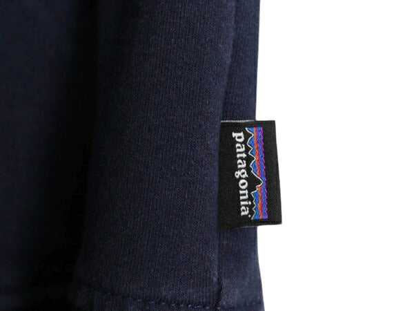 パタゴニア プリント スウェット フード パーカー メンズ М 19年製 Patagonia トレーナー プルオーバー ストレッチ アウトドア 裏起毛 紺