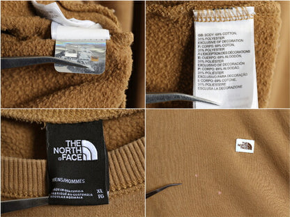 ノースフェイス クルーネック スウェット メンズ XL / The North Face 茶タグ アウトドア 裏起毛 ワンポイント トレーナー 大きいサイズ 茶