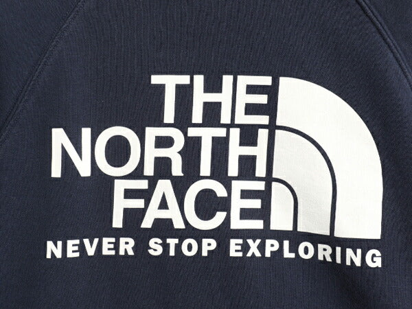 ノースフェイス 両面 プリント スウェット フード パーカー レディース S / The North Face プルオーバー トレーナー アウトドア 裏起毛 紺