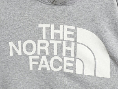 ノースフェイス プリント スウェット フード パーカー メンズ M / 古着 The North Face アウトドア プルオーバー 裏起毛 トレーナー グレー