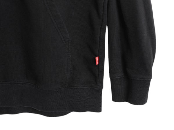 The North Face engelbert strauss プリント スウェット フード パーカー メンズ XL アウトドア トレーナー プルオーバー 大きいサイズ 黒