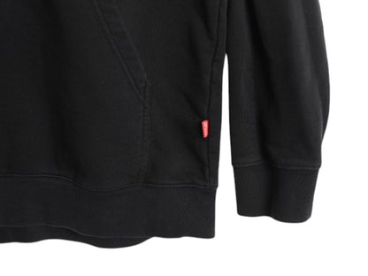 The North Face engelbert strauss プリント スウェット フード パーカー メンズ XL アウトドア トレーナー プルオーバー 大きいサイズ 黒