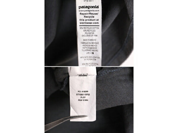 22年製 パタゴニア ポケット付き 両面 プリント 半袖 Tシャツ メンズ S / Patagonia ポケT アウトドア グラフィック アート バックプリント