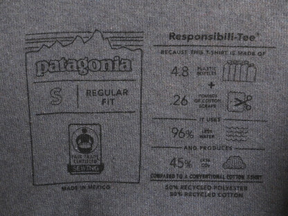 22年製 パタゴニア ポケット付き 両面 プリント 半袖 Tシャツ メンズ S / Patagonia ポケT アウトドア グラフィック アート バックプリント