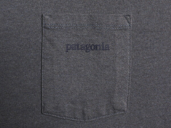 22年製 パタゴニア ポケット付き 両面 プリント 半袖 Tシャツ メンズ S / Patagonia ポケT アウトドア グラフィック アート バックプリント