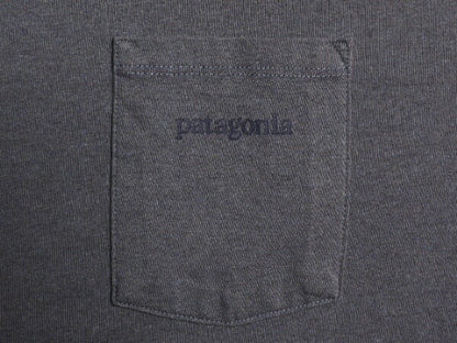 22年製 パタゴニア ポケット付き 両面 プリント 半袖 Tシャツ メンズ S / Patagonia ポケT アウトドア グラフィック アート バックプリント