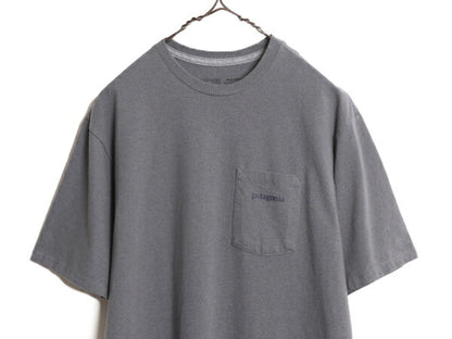 22年製 パタゴニア ポケット付き 両面 プリント 半袖 Tシャツ メンズ S / Patagonia ポケT アウトドア グラフィック アート バックプリント