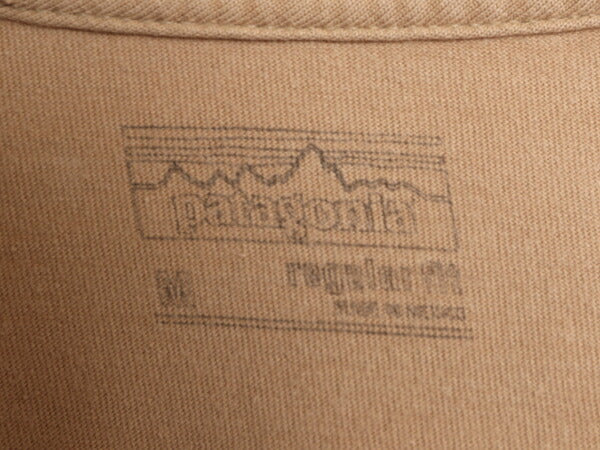 17年製 パタゴニア プリント 長袖 Tシャツ メンズ М / Patagonia アウトドア ロンT グラフィック ステッカー ロゴ オーガニック コットン