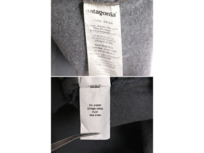 19年製 パタゴニア 両面 プリント 半袖 Tシャツ メンズ L / Patagonia アウトドア グラフィック イラスト バックプリント クルーネック 灰