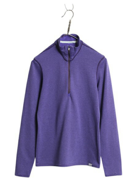 パタゴニア キャプリーン 3 ミッドウェイト ジップネック レディース S / Patagonia アウトドア ハーフジップ 長袖 Tシャツ ロンT インナー