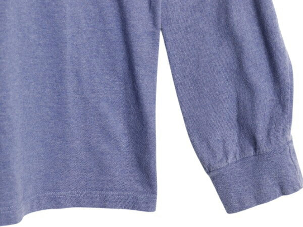 90s ポロ ラルフローレン 長袖 Tシャツ メンズ L オールド ロンT ワンポイント ロングスリーブ カットソー クルーネック ヘビーウェイト 青