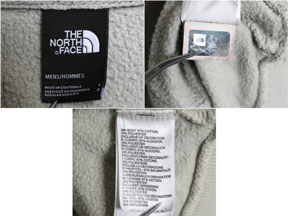 ノースフェイス プリント スウェット フード パーカー メンズ L / The North Face アウトドア プルオーバー トレーナー 裏起毛 グレージュ