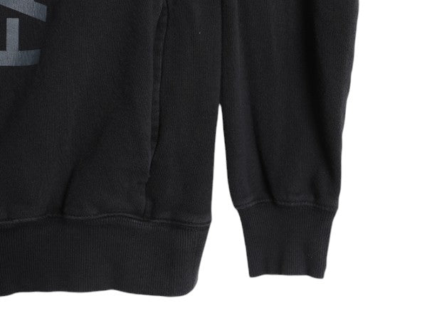 ノースフェイス プリント スウェット フード パーカー メンズ S / The North Face 黒 プルオーバー 裏起毛 トレーナー アウトドア ブラック