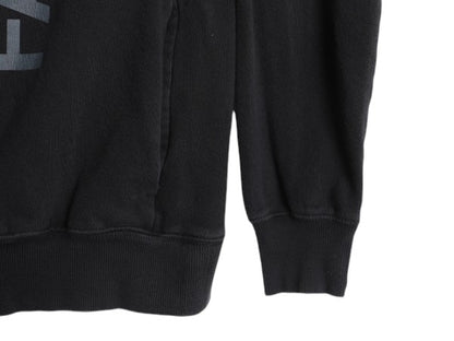 ノースフェイス プリント スウェット フード パーカー メンズ S / The North Face 黒 プルオーバー 裏起毛 トレーナー アウトドア ブラック