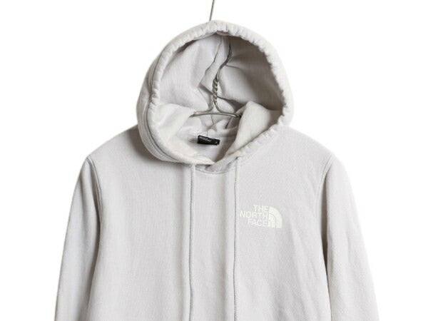 ノースフェイス 両面 プリント スウェット フード パーカー レディース S 古着 The North Face 裏起毛 トレーナー アウトドア プルオーバー