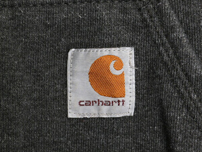 カーハート 袖 プリント スウェット フード パーカー メンズ XL / CARHARTT トレーナー 裏起毛 プルオーバー ミドルウェイト 大きいサイズ