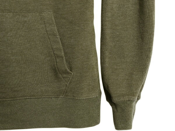 ノースフェイス プリント スウェット フード パーカー レディース S 古着 The North Face プルオーバー 裏起毛 緑 トレーナー カーキ 薄手