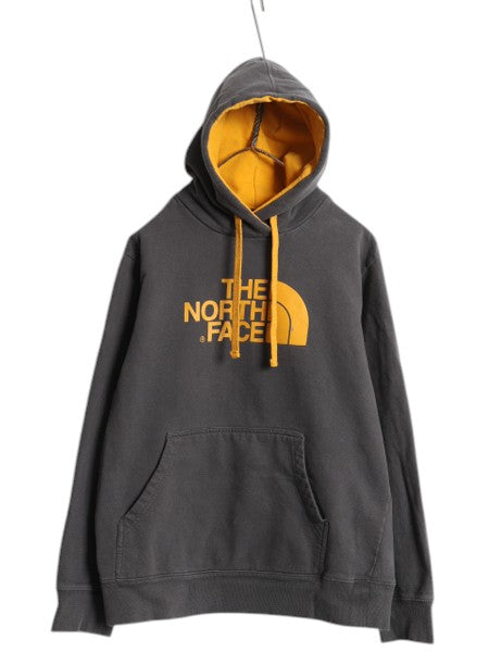 ノースフェイス プリント スウェット フード パーカー メンズ М / The North Face プルオーバー 裏起毛 トレーナー アウトドア ツートン